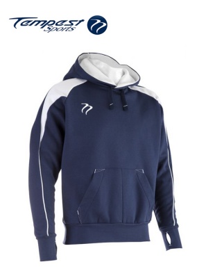 Tempest 'CK' Navy White Hooded Sweatshirt